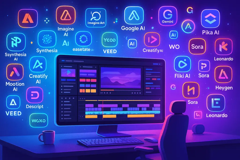best ai tools for video editing free​
